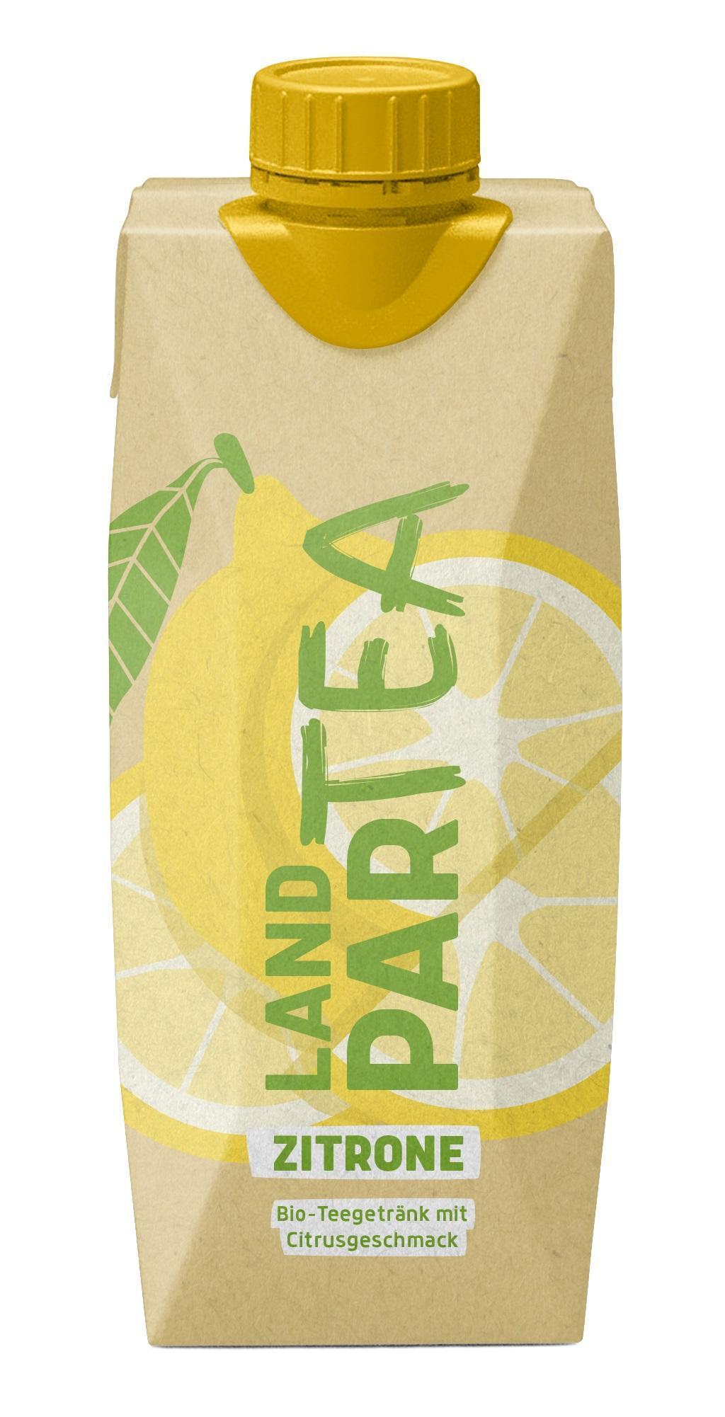 Landpark Landpartea Zitrone - 12x0,5l Bio Eistee Zitrone