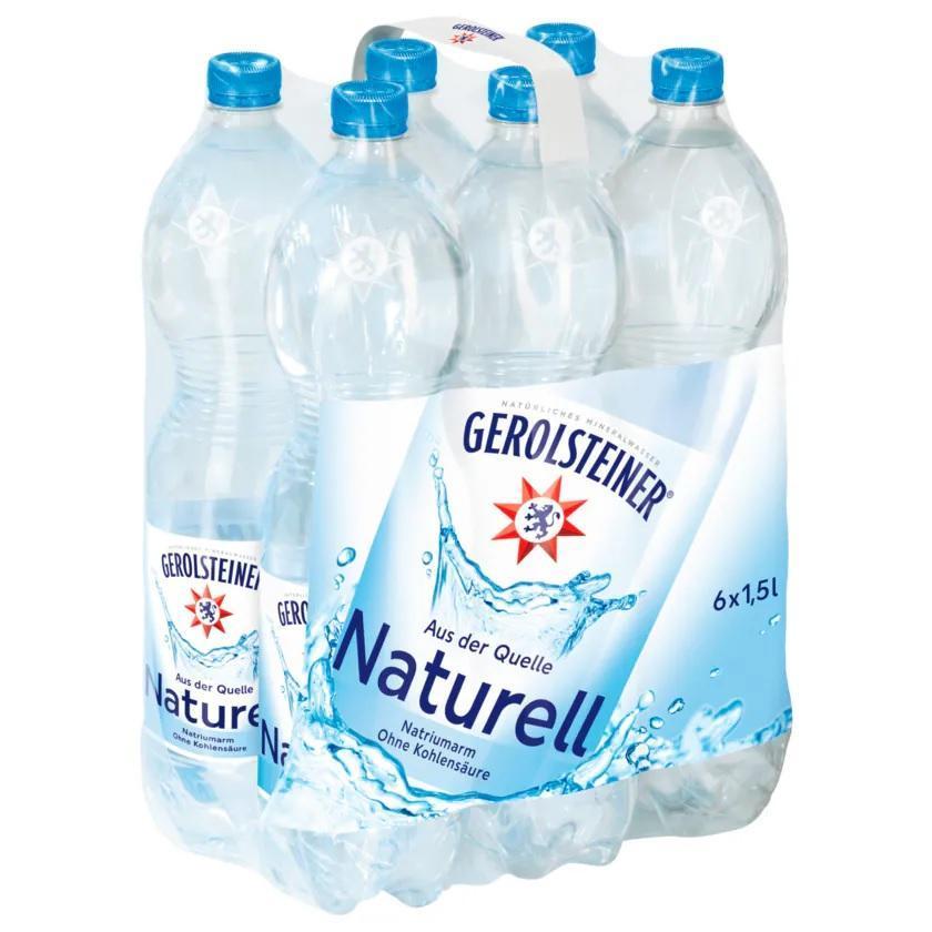 Gerolsteiner Naturell - 6x1,5l Flasche