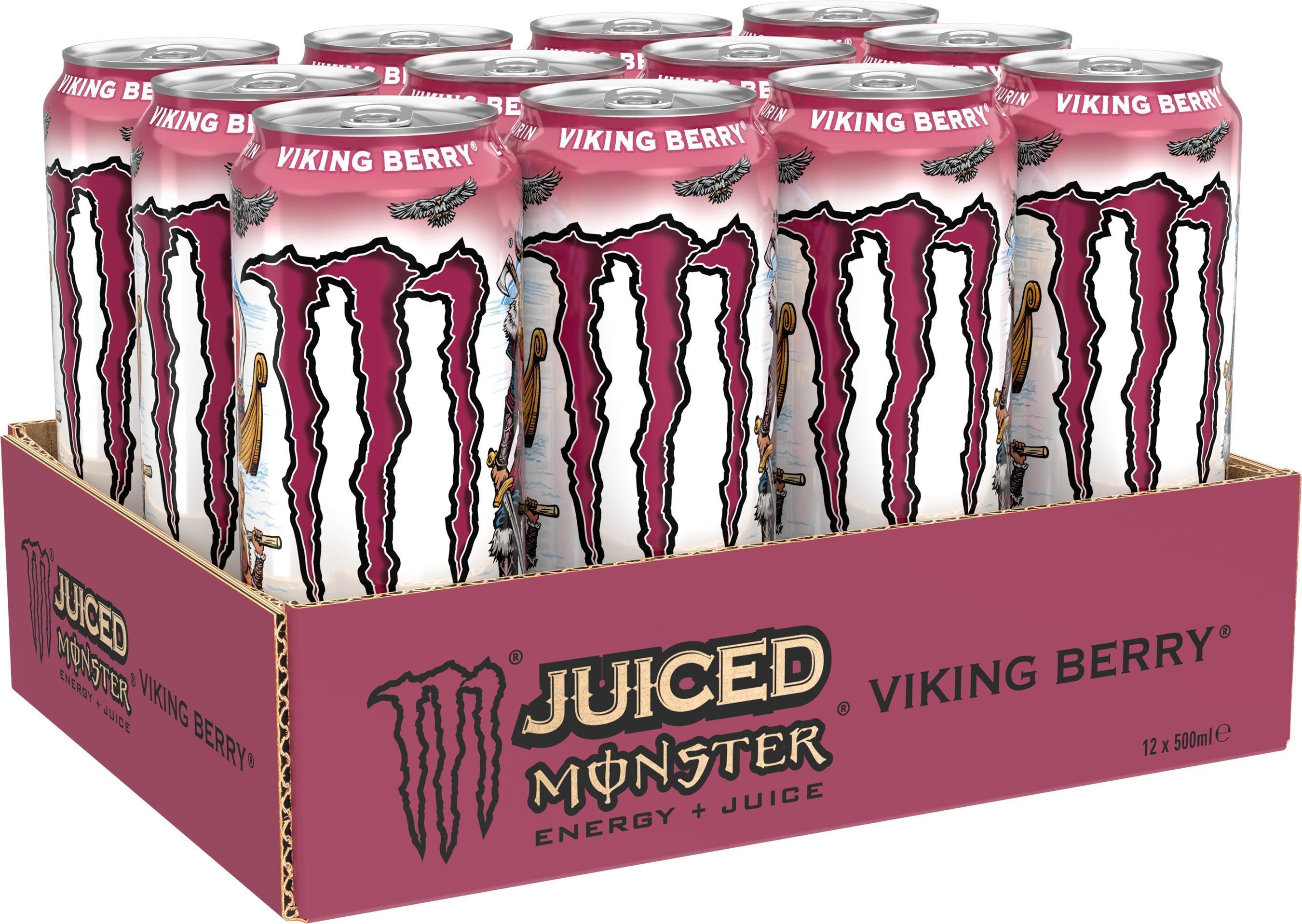 Monster Energy Juiced Viking Berry - 12 x 0,5l Dose