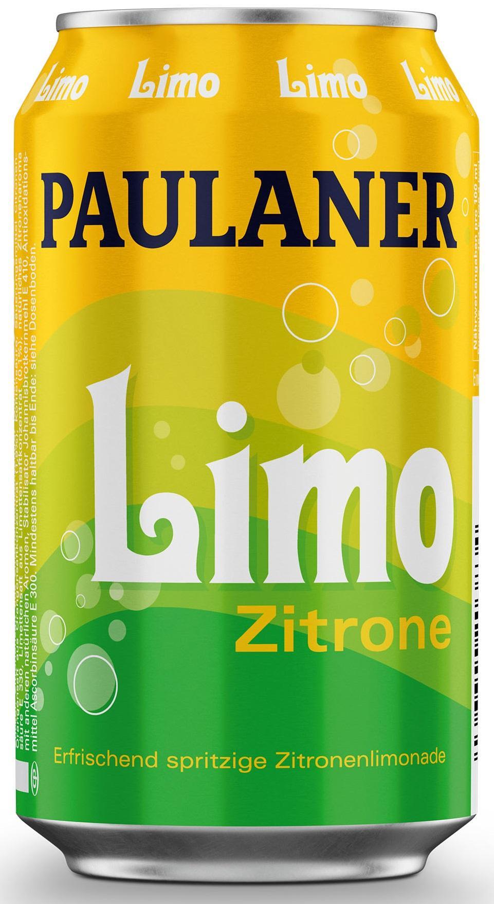 Paulaner Limo Zitrone - 24 x 0,33l Dose