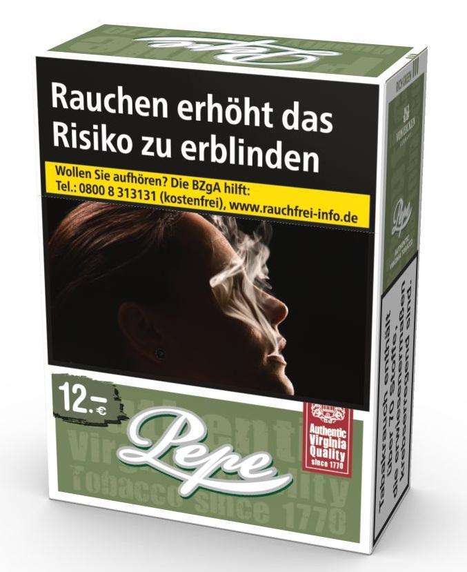 Pepe Rich Green Maxi XXL 12,00 EUR - 8 x 30 Zigaretten