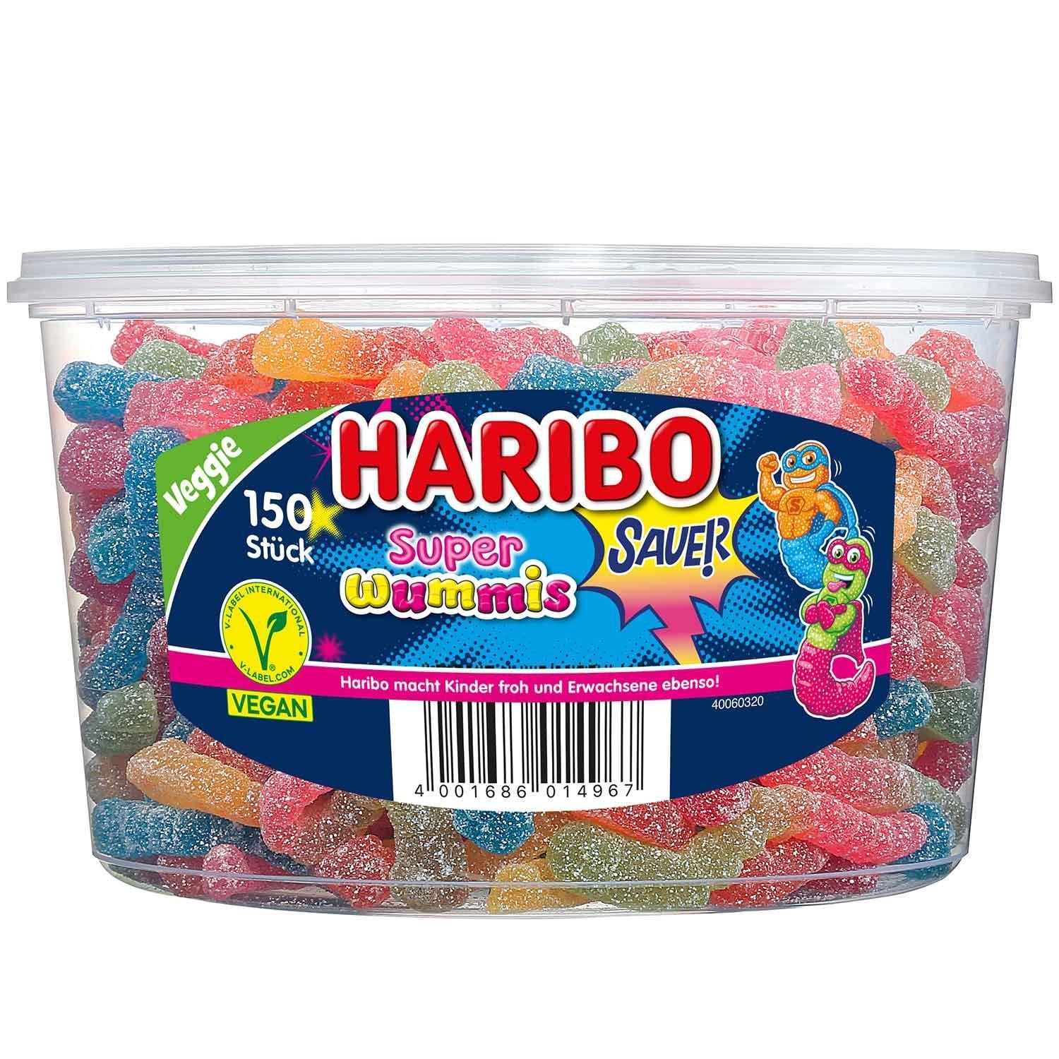 Haribo Super Wummis - 150 Stück in der Dose