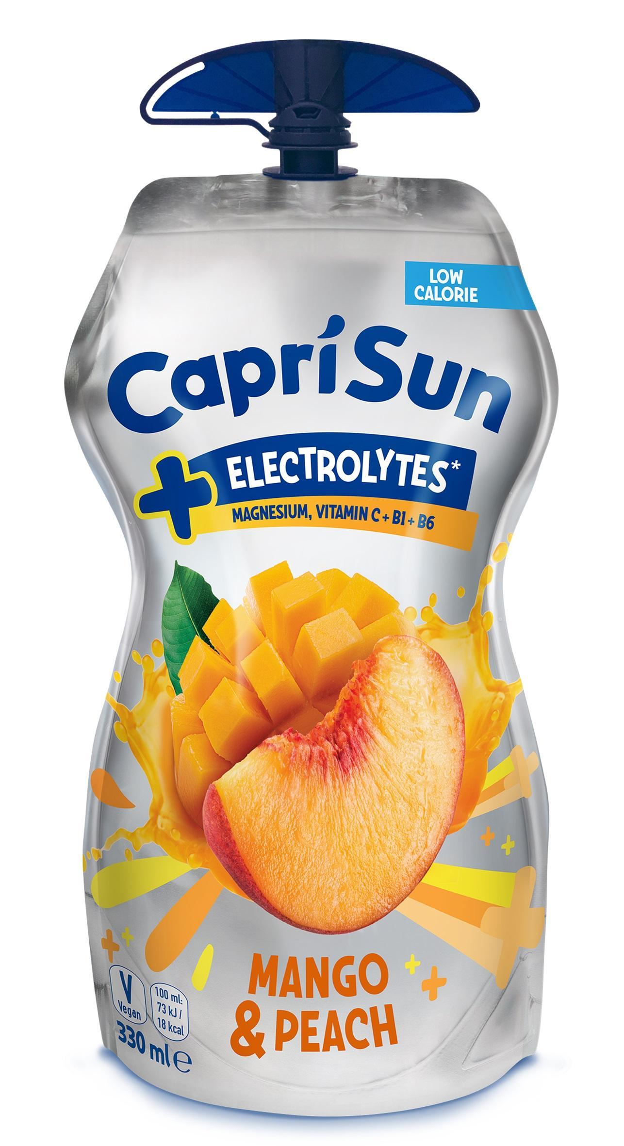Capri Sun Electrolytes Mango Peach 15x0,33l Packung