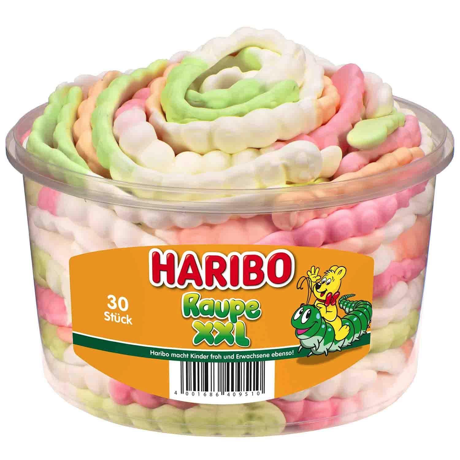 Haribo Raupe XXL - 30 Stück in der Dose