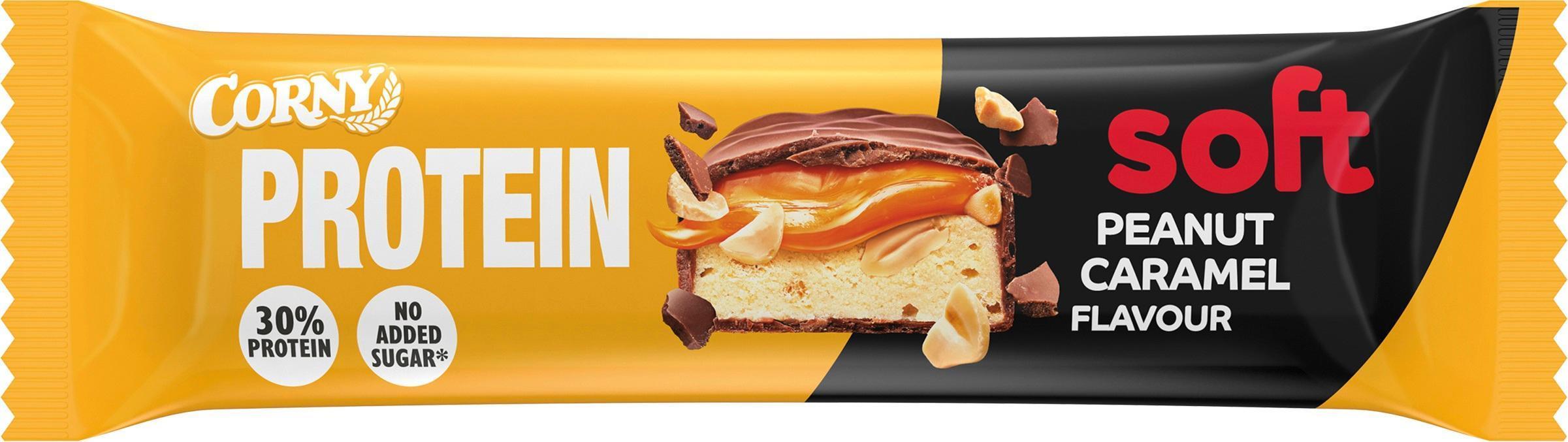 Corny Protein Soft Peanut Caramel - 12 x 45g Packung
