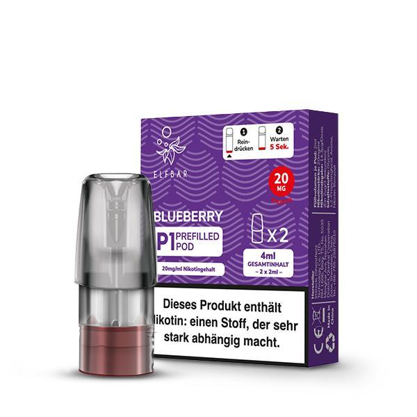 ElfBar Mate 500 Pods Blueberry 20mg 1 x 10 Packungen