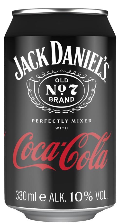 Jack Daniels & Cola 10% - 24 x 0,33l Dose