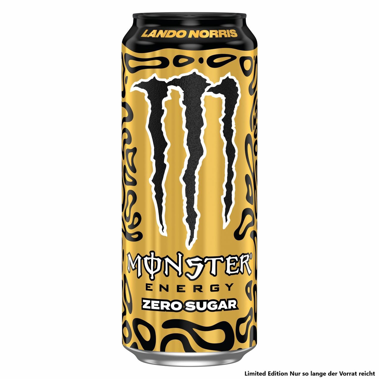 Monster Energy Lando Norris Edition - 12 x 0,5l Dose (Neu jetzt als Limited Edition in der goldenen Dose)