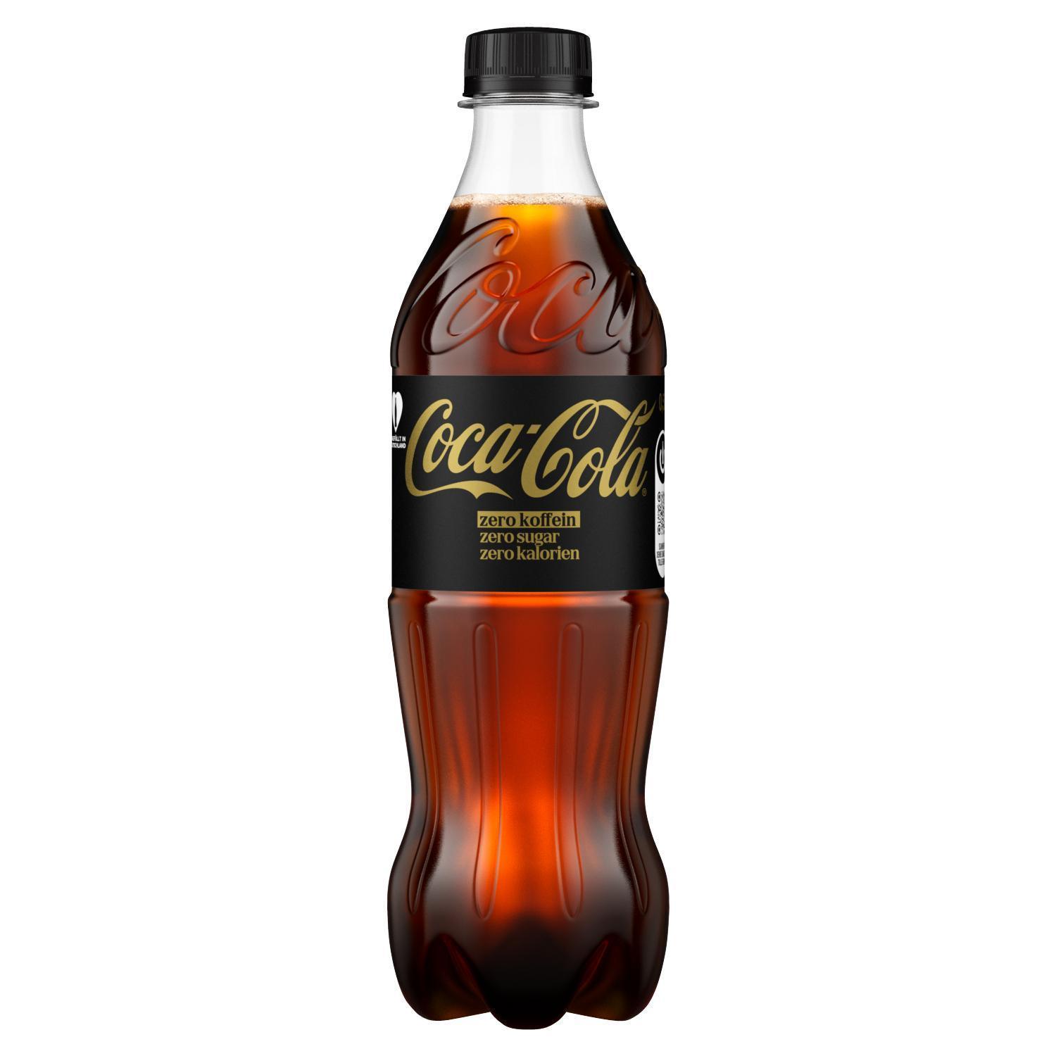 Coca-Cola Zero Koffeinfrei 12x0,5l - Voller Cola-Geschmack ohne Zucker und Koffein
