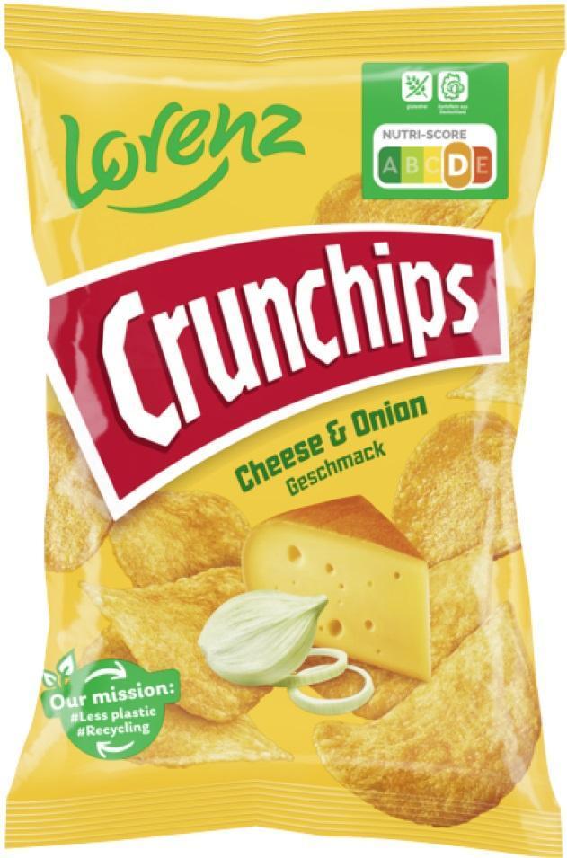 Lorenz Crunchips Cheese & Onion 150g