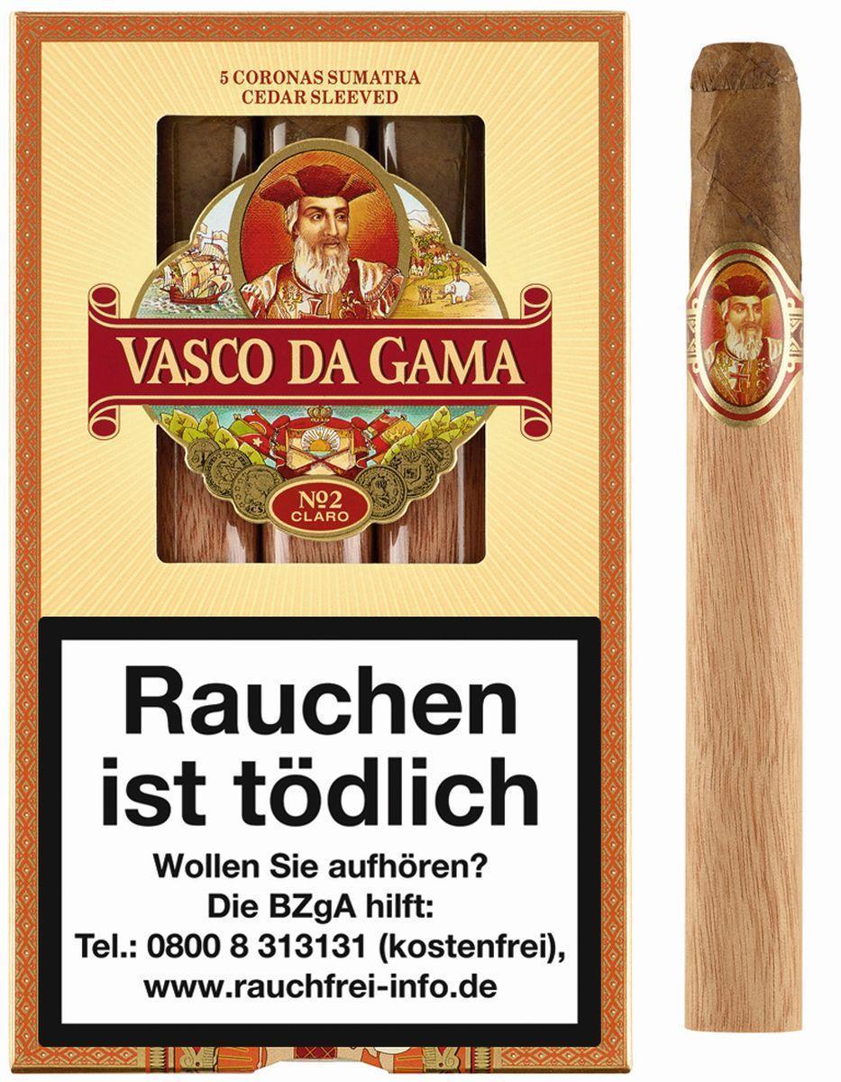 Vasco Da Gama Sumatra/Claro - 5 x 5 Zigarren á 7,50 EUR