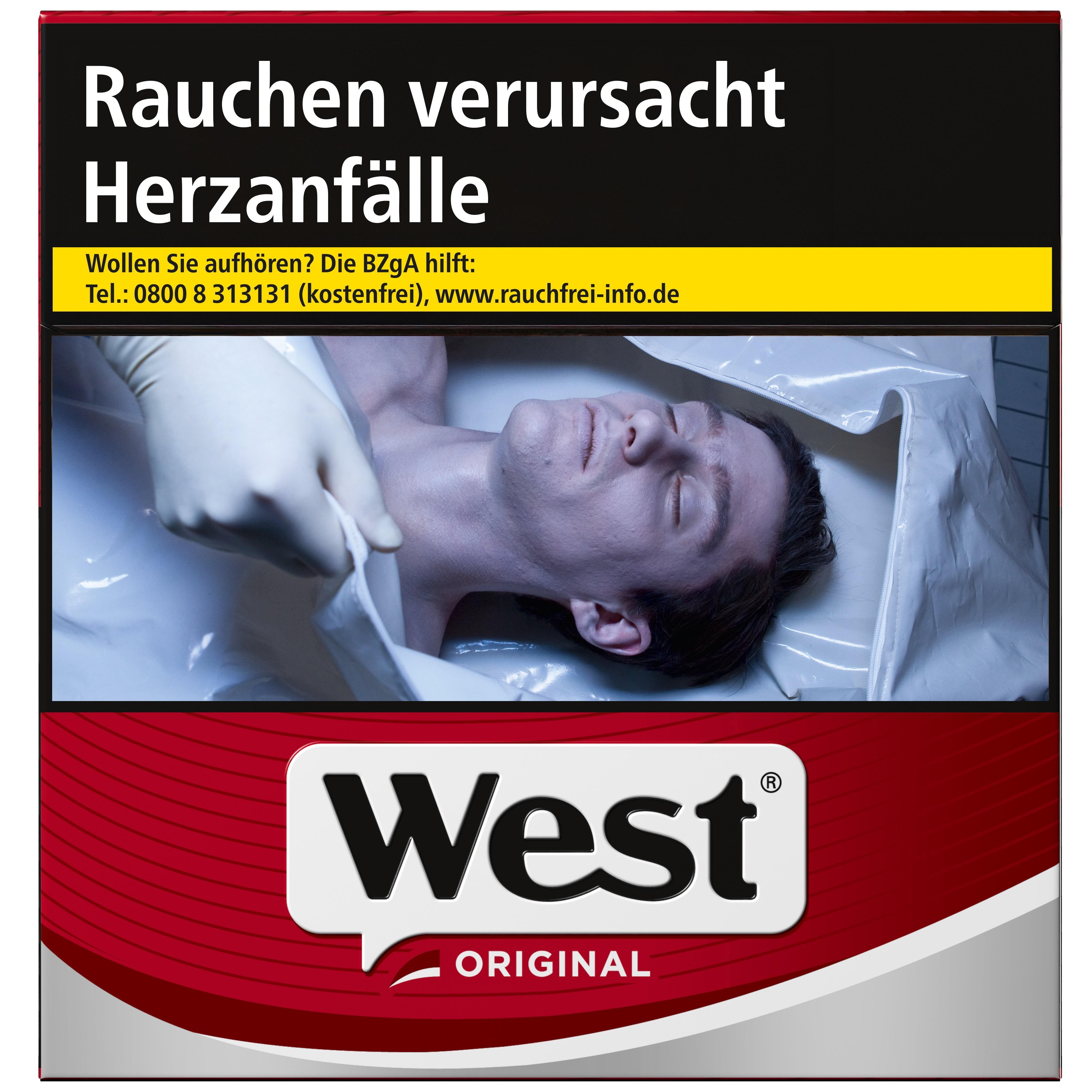 West Red 15,50 EUR - 4 x 40 Zigaretten