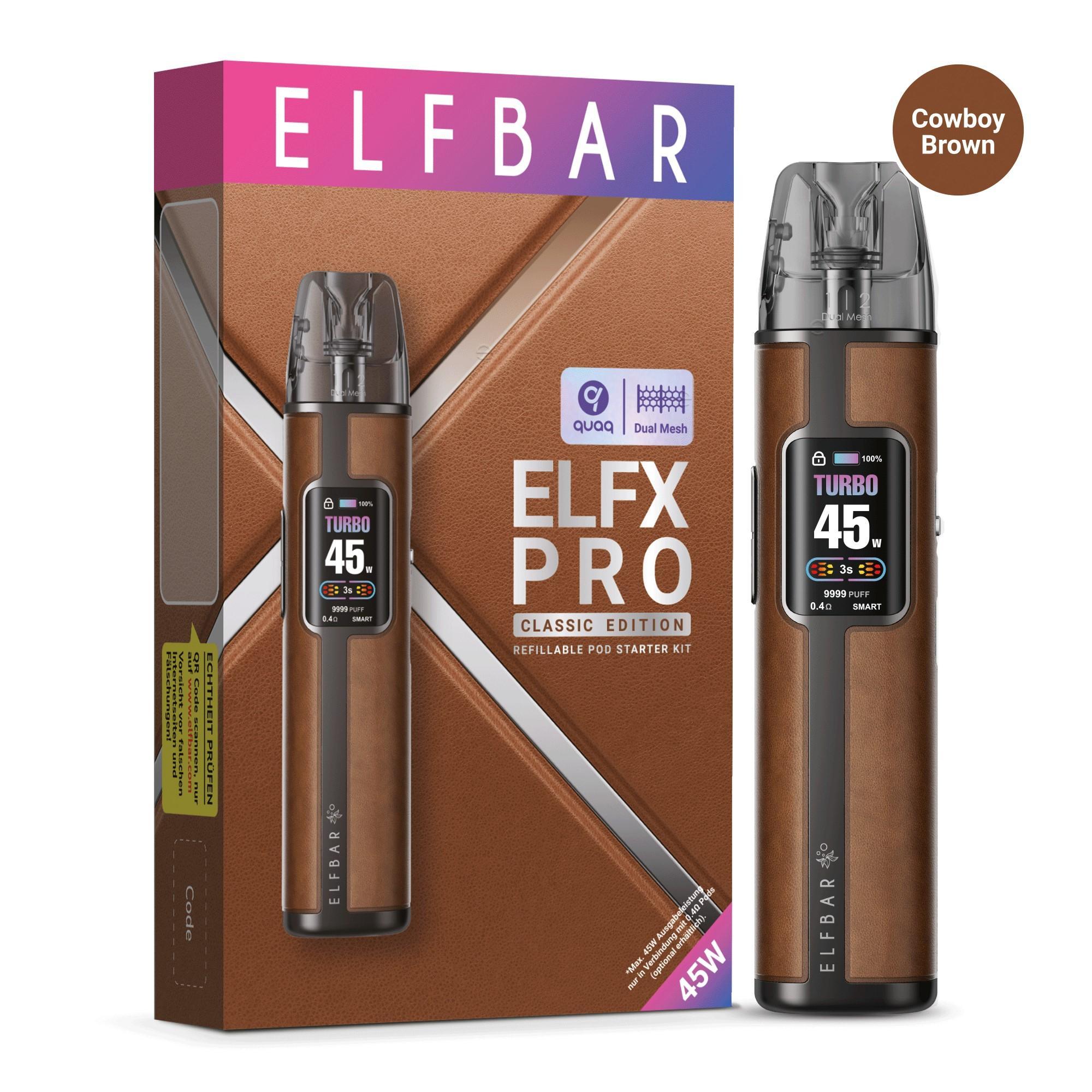 ElfBar ELFX Pro Device Kit Cowboy Brown