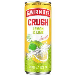 Smirnoff Crush Lemon & Lime 10% - 12×0,33l Dose