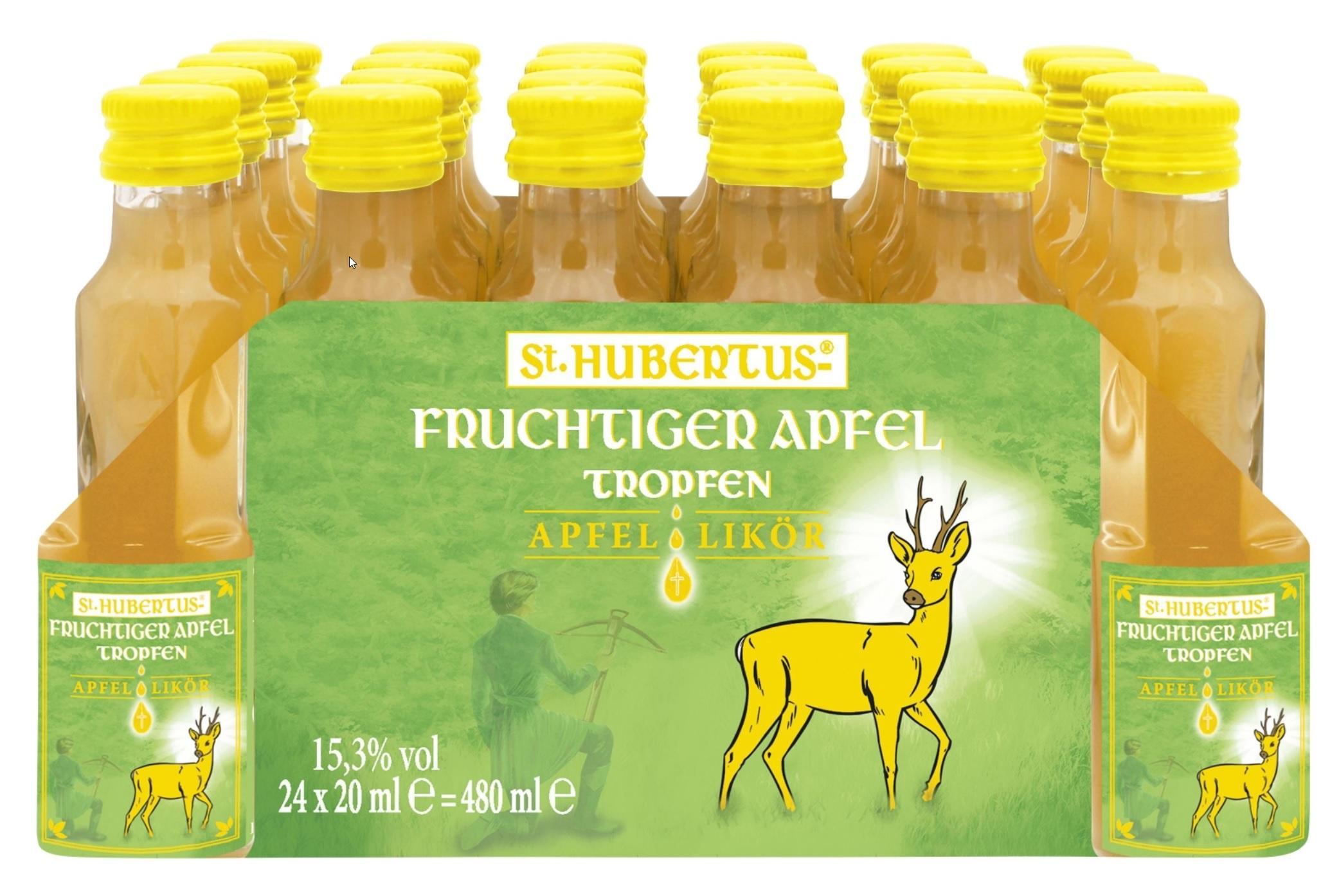 St. Hubertustropfen Apfel - 24x0,02l Flaschen