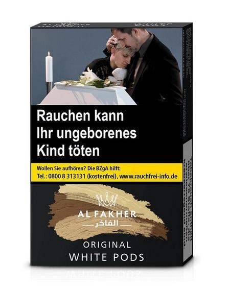 Al Fakher White Pods - 25g Shishatabak