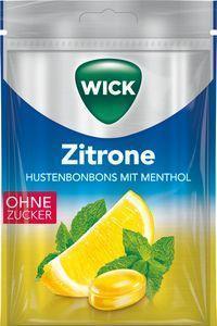 Wick Zitrone ohne Zucker 72g Beutel