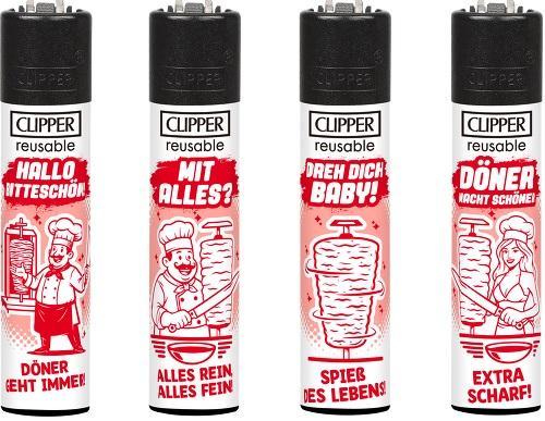 Clipper Döner Collection - 1 x 48 Feuerzeuge