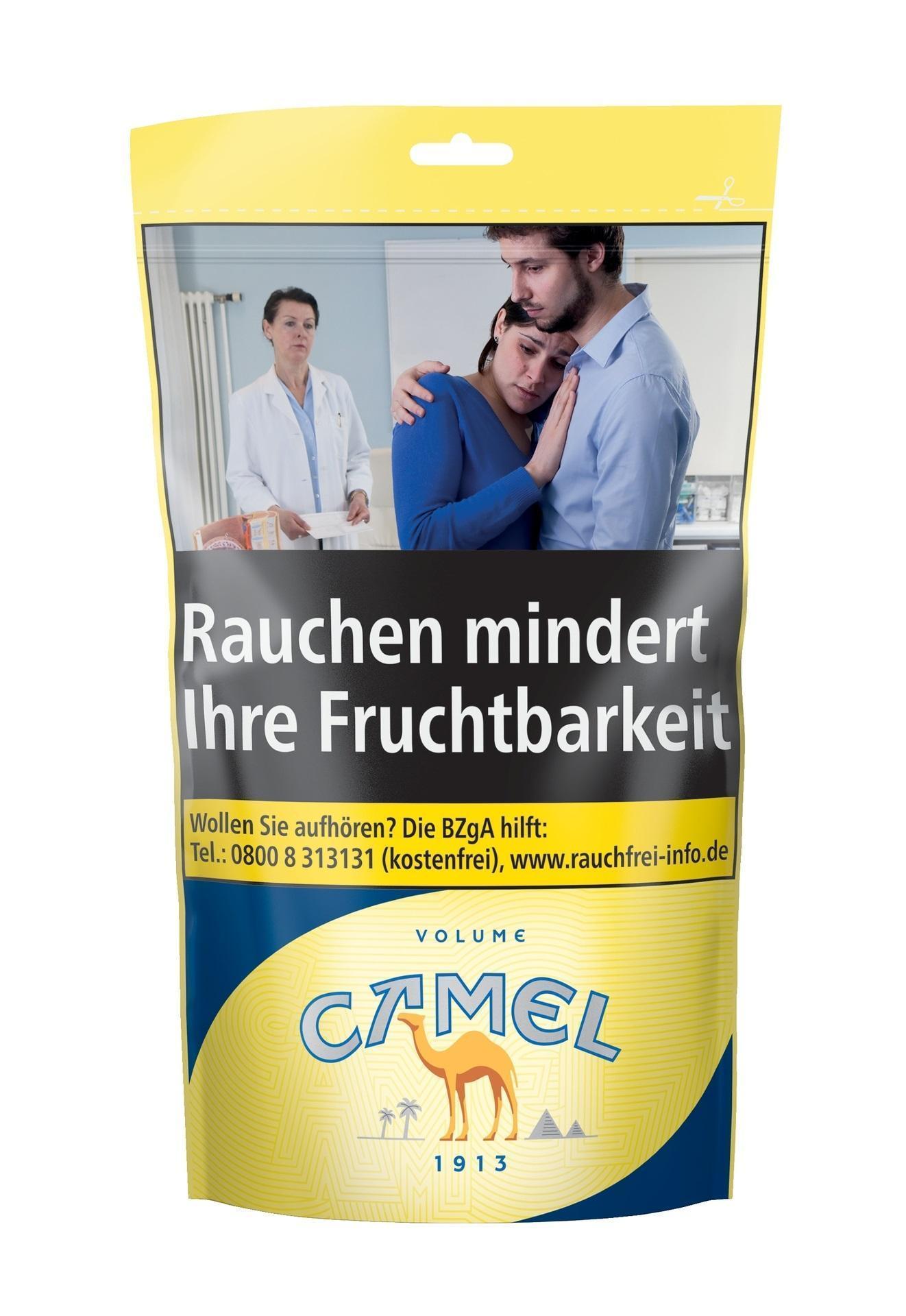 Camel Volumen Tabak 96g kaufen - Feinschnitt für Stopfer