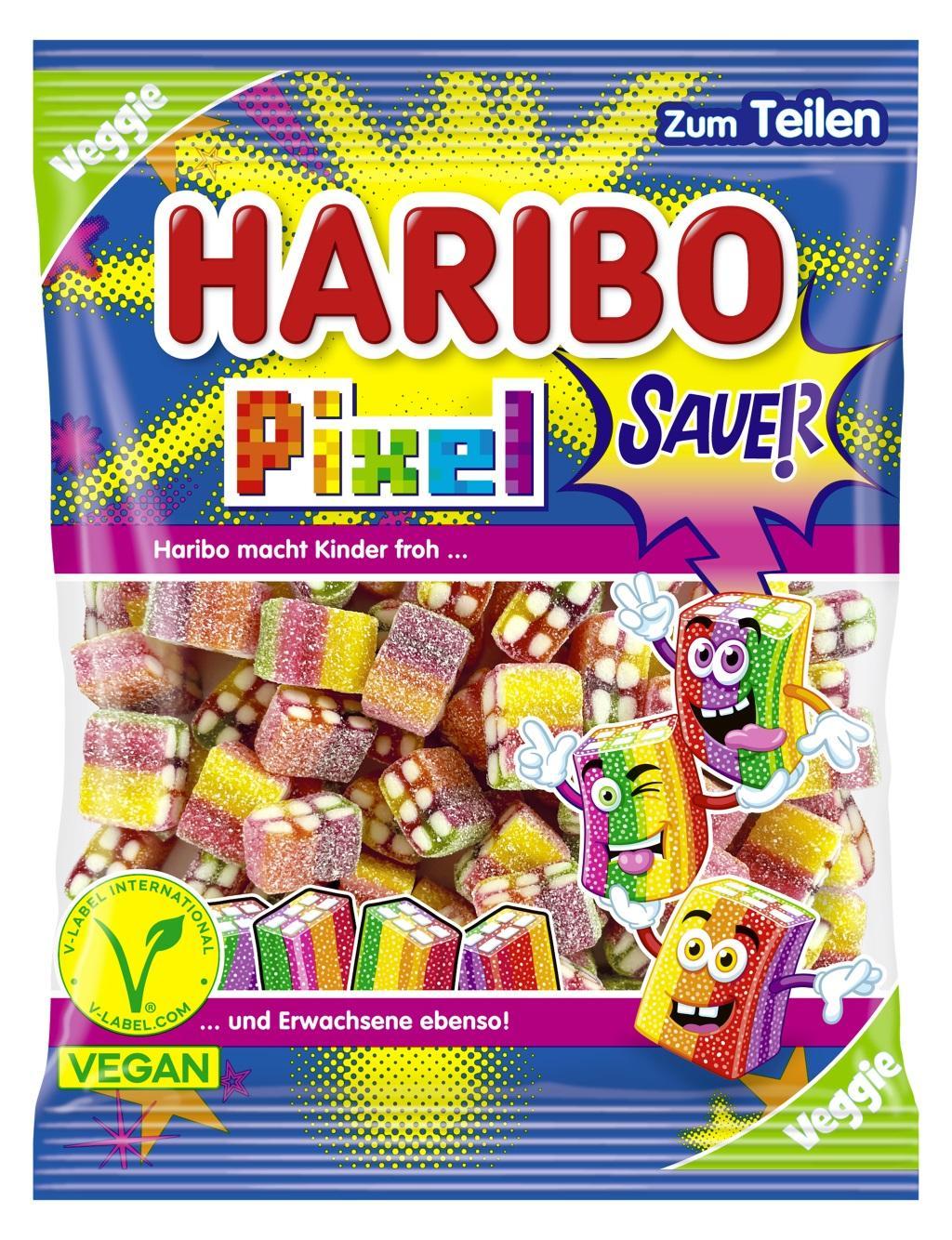 Haribo Rainbow Pixel Vegan - 160g Beutel