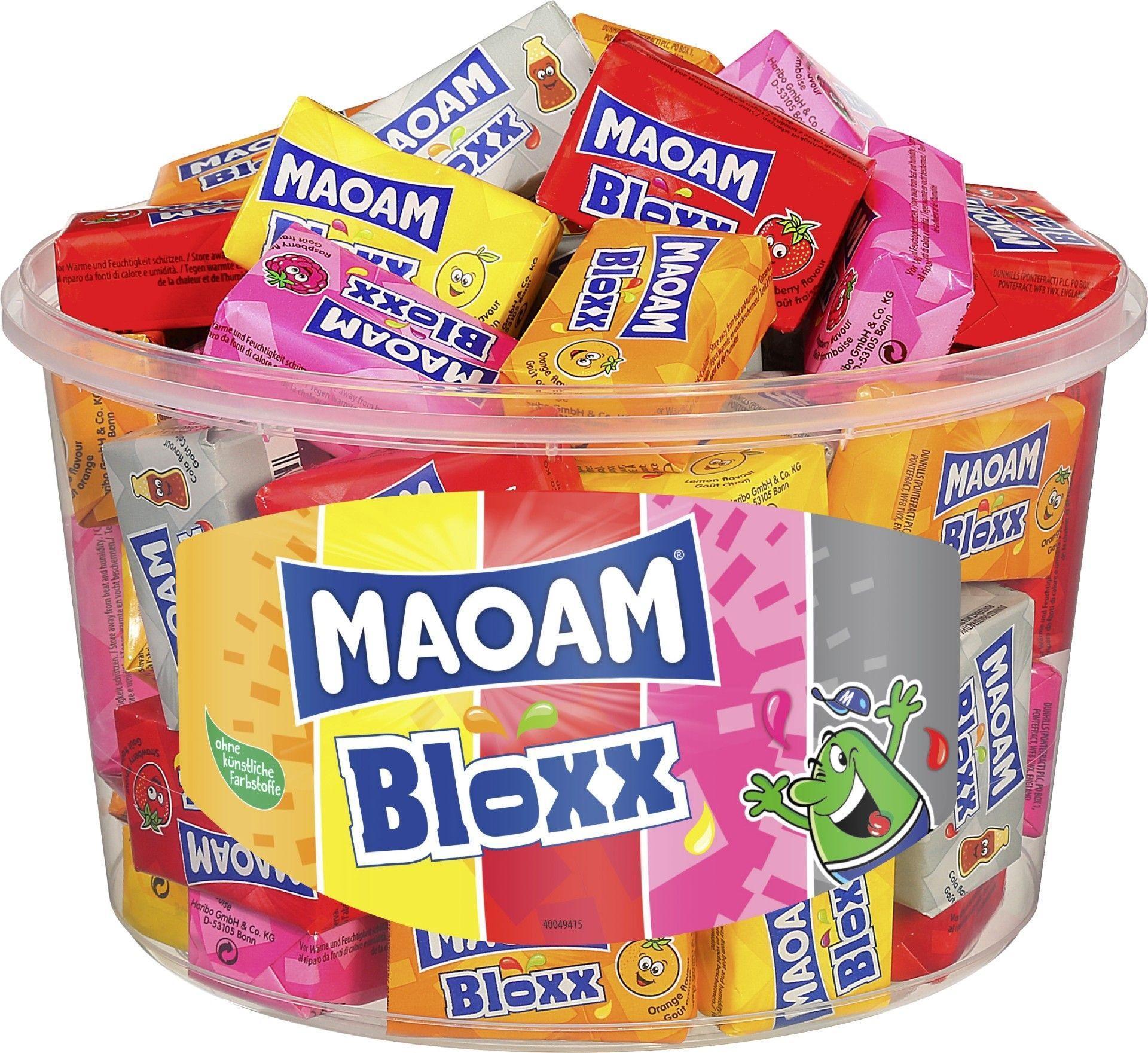 Maoam Würfel Bloxx - 50 Stück in der Dose