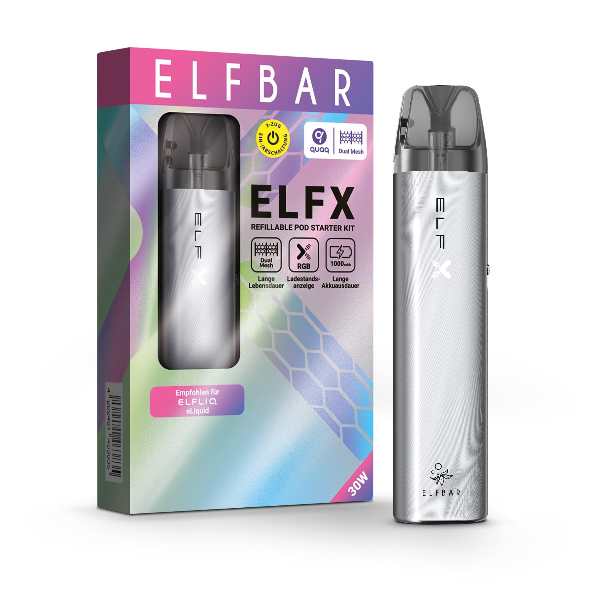 ElfBar ELFX Device Kit Silver