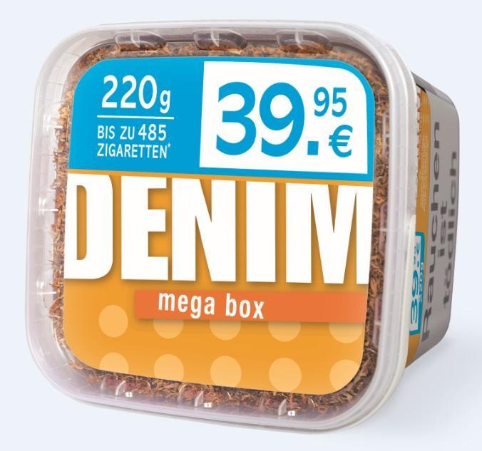 Denim Volumen Tabak 4XL - 220g Box