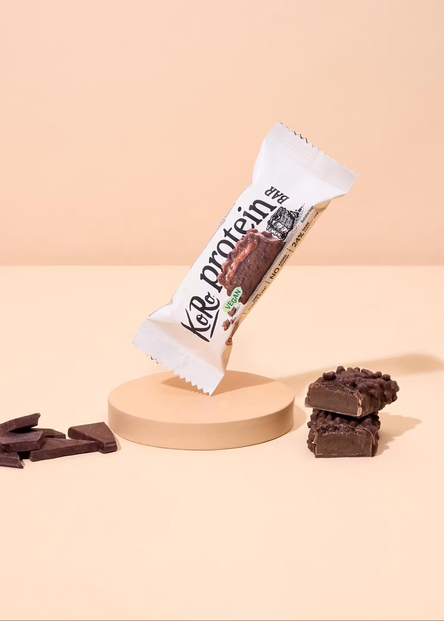 KoRo Proteinriegel Schoko Brownie - 15×55g Packung