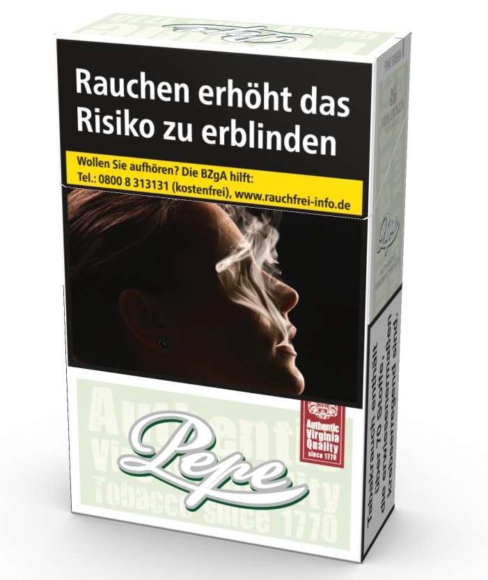 Pepe Fine Green 8,50 EUR - 10 x 20 Zigaretten