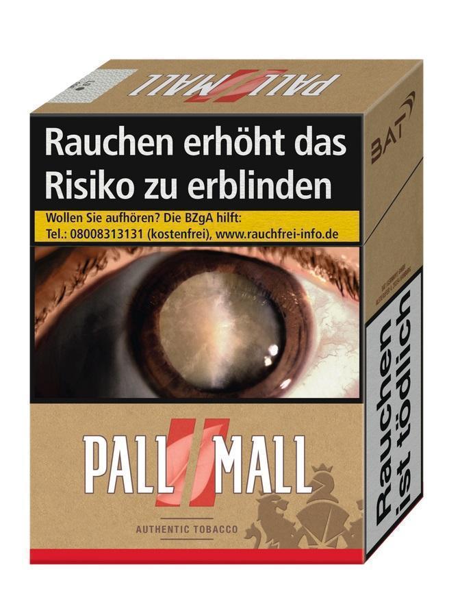 Pall Mall Authentic Red - kräftiger Zigarettengeschmack im 8×26 Stange 80,00 EUR