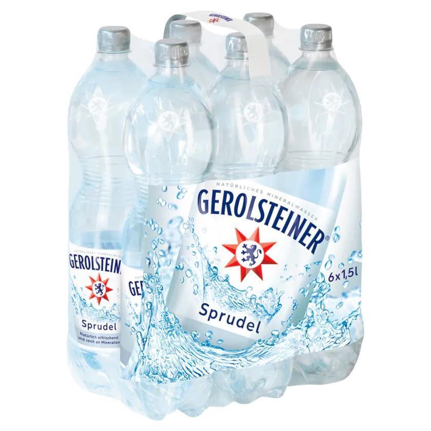 Gerolsteiner Sprudel - 6x1,5l Flasche