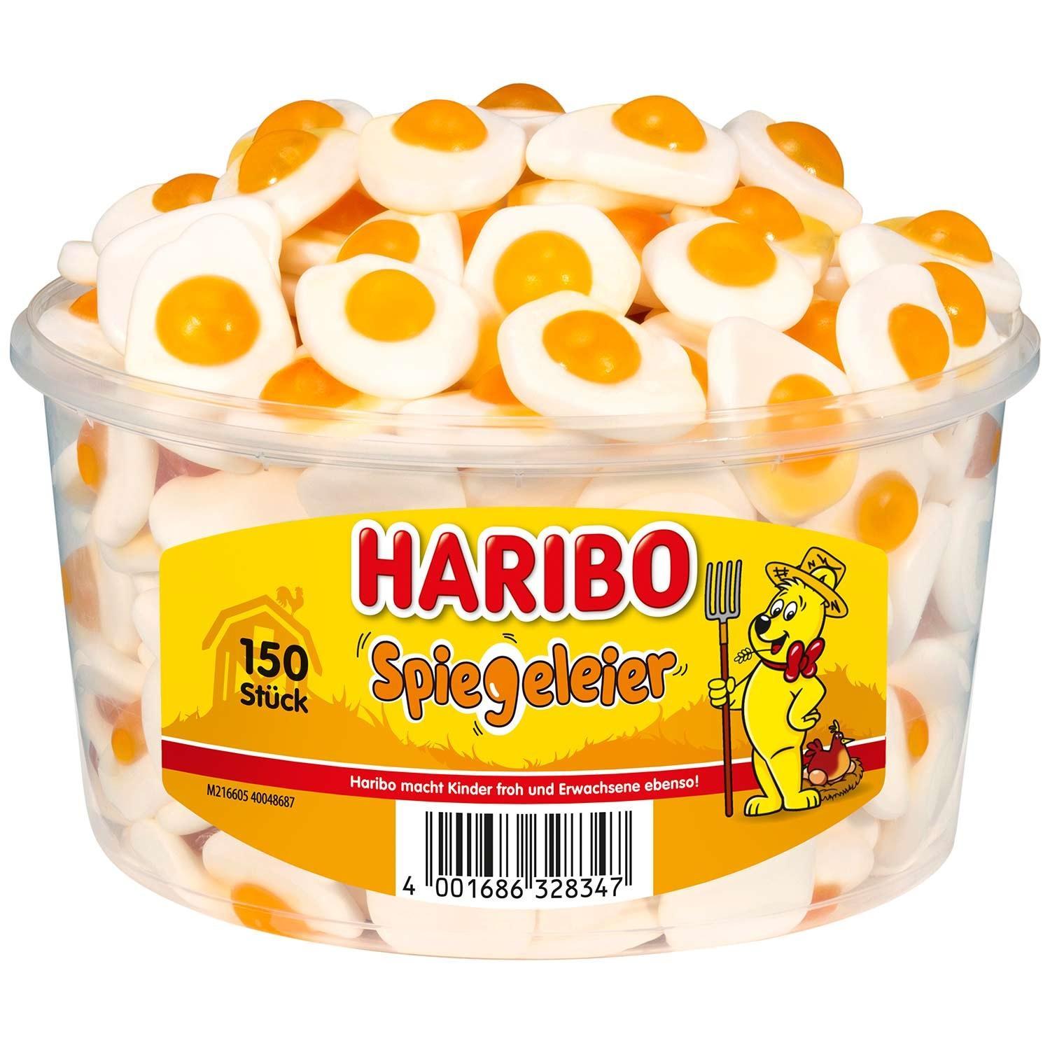 Haribo Spiegeleier - 150 Stück in der Dose