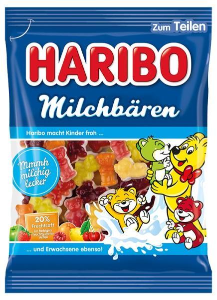 Haribo Milchbären - 160g Beutel