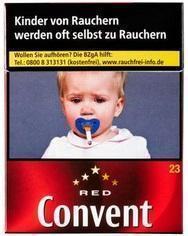 Convent Red Big Box 6,90 EUR - 8 x 23 Zigaretten