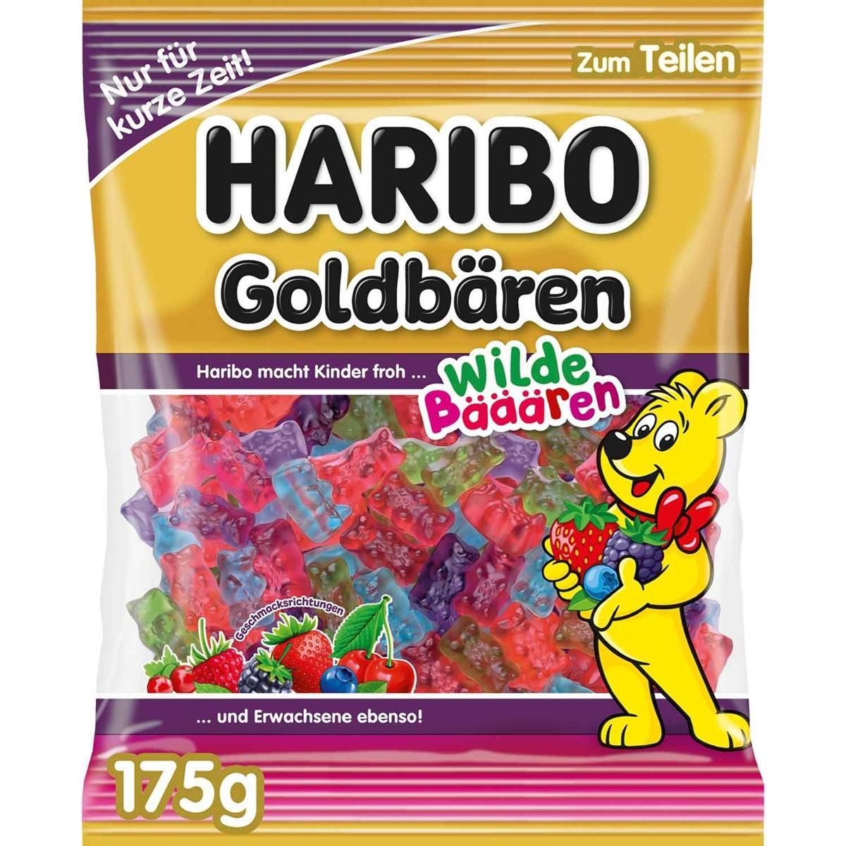 Haribo Goldbären Wilde Bääären 175g Beutel