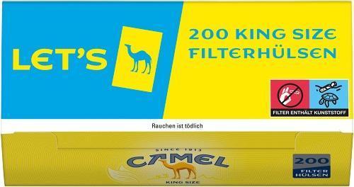 Camel Hülsen mit Papierfilter - 5 x 200 Stück