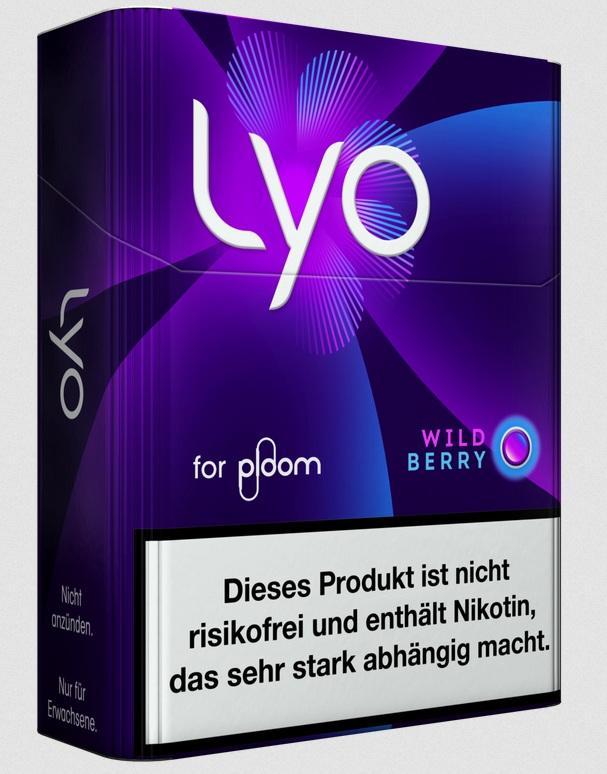 Lyo Nikotin Sticks Wild Berry - 1 x 10 tabakfreie Nikotinsticks mit Beerenaroma