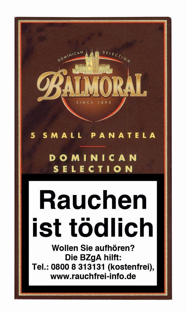 Balmoral Dominican Selec.Small Panatella - 5 x 5 Zigarren á 6,90 EUR