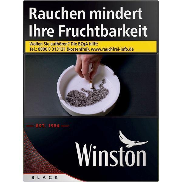 Winston Black L 8,60 EUR - 10 x 20 Zigaretten