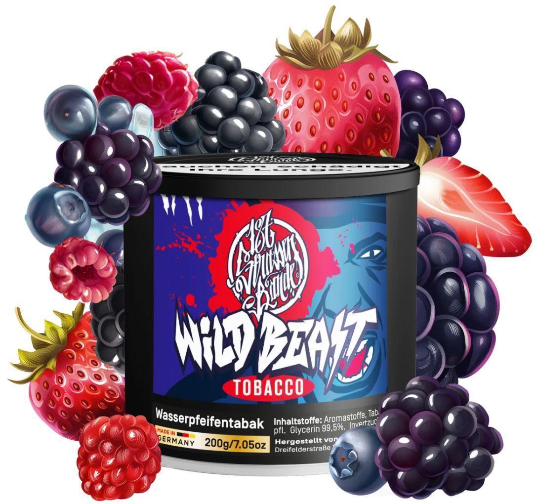 187 Strassenbande Wild Beast #009 - 200g Shishatabak