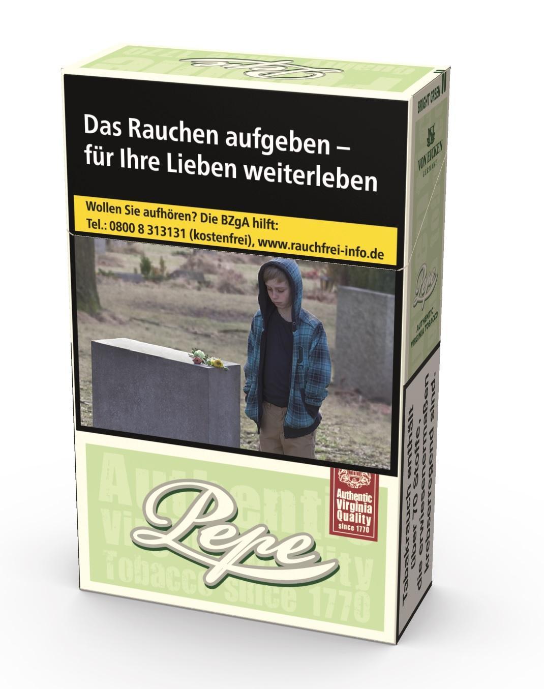 Pepe Bright Green 7,90 EUR - 10 x 20 Zigaretten