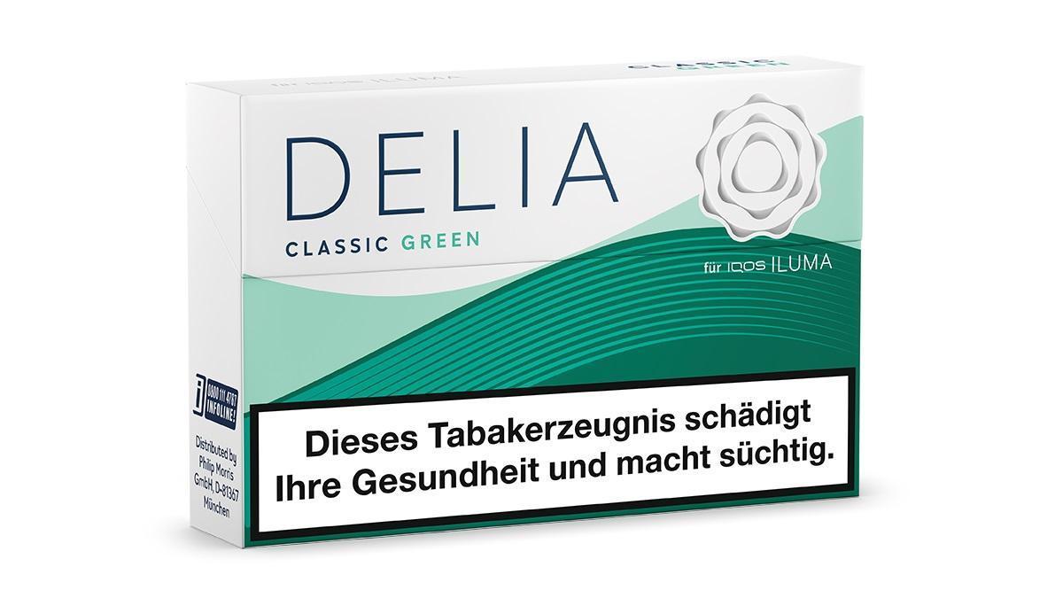 DELIA Classic Green 10×20 Sticks à 7,50 EUR