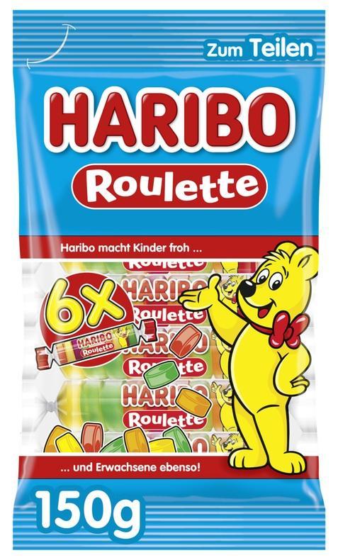 Haribo Roulette 6er Pack - 150g Beutel