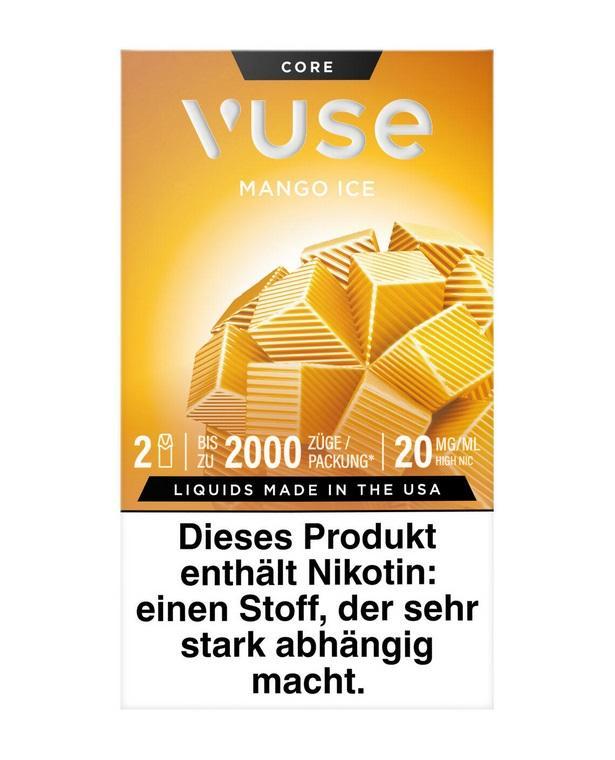 Vuse Pod Mango Ice - zwei Pods à 2,0 ml mit Mango-Aroma und kühlender Note