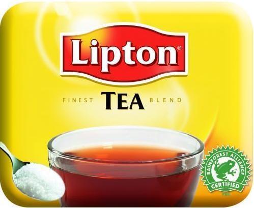 KLIX Lipton Schwarzer Tee mit Zucker - 25 Becher
