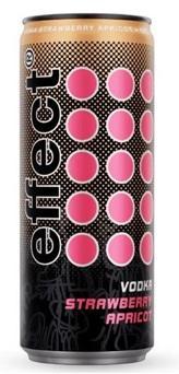 Effect Vodka+Strawb.Apricot 10% Vol. - 12×0,33l Dosen