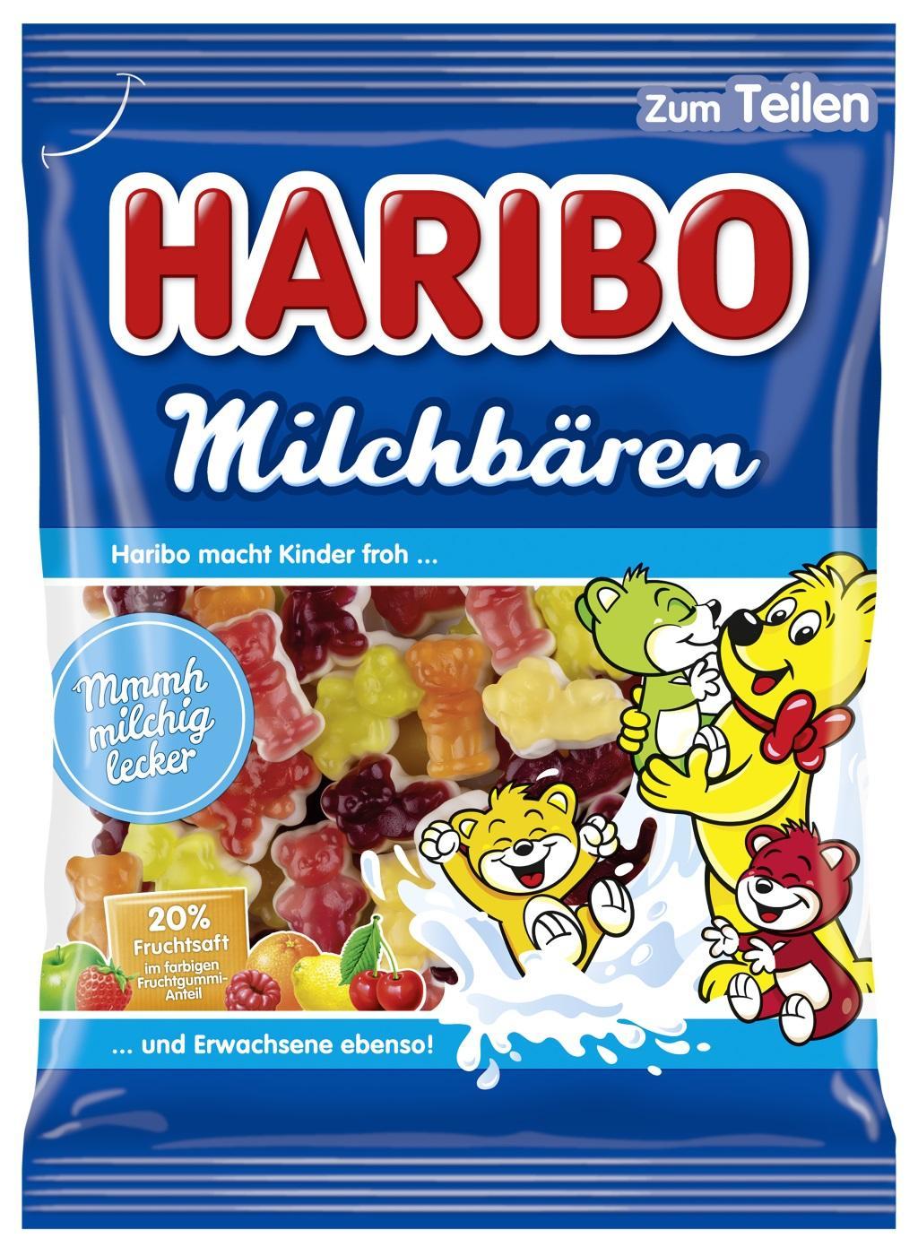 Haribo Milchbären - 160g Beutel