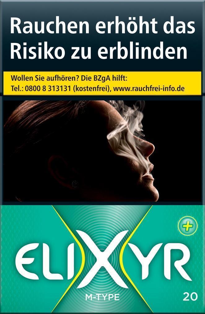 Elixyr Green M+Plus 7,50 EUR - 10 x 20 Zigaretten