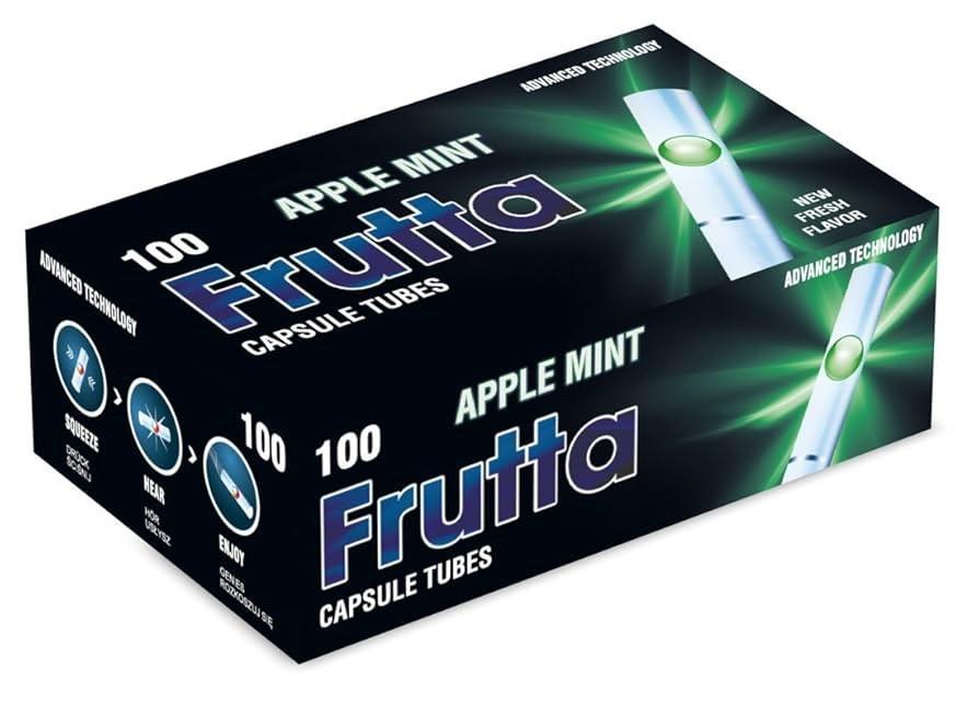 Frutta Zig. Hülsen 100er Apple/Mint - 5 x 100 Stück
