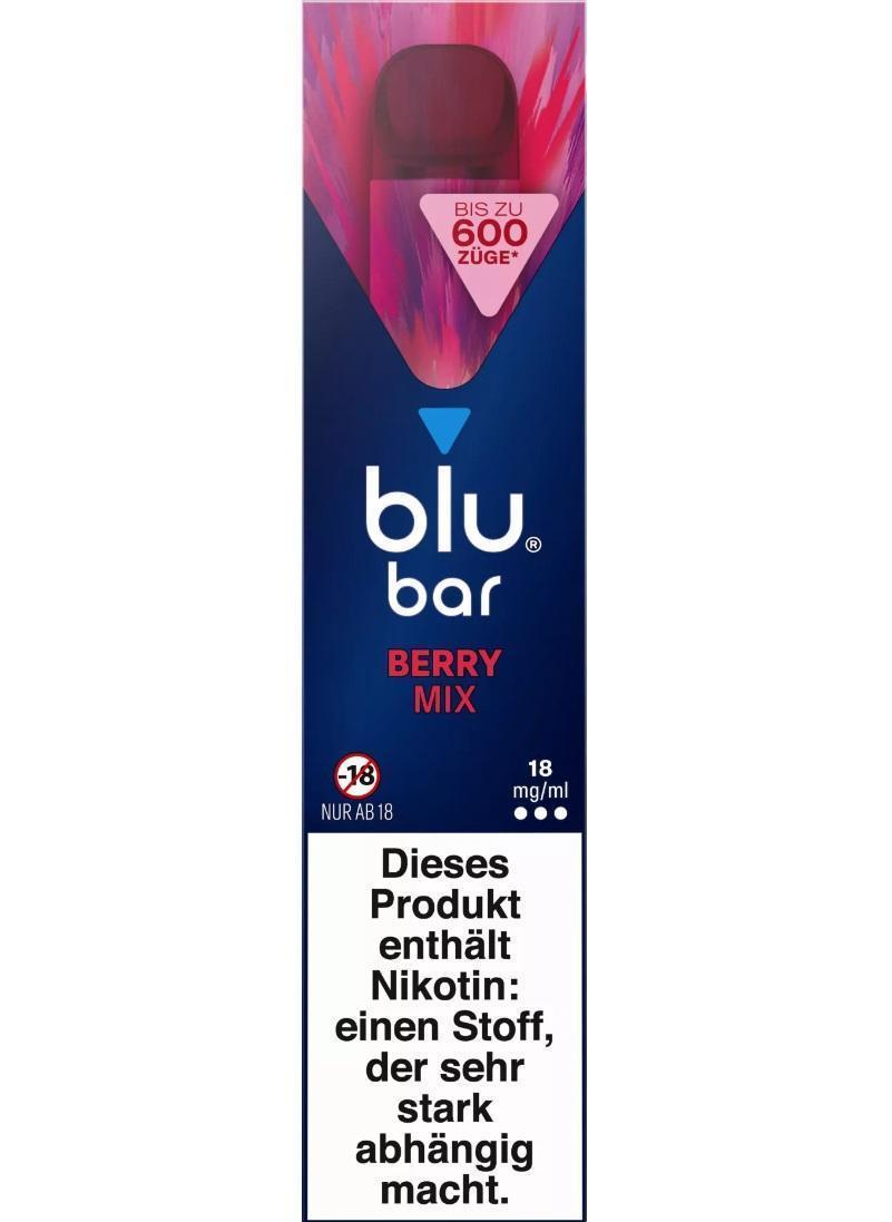 blu bar Berry Mix 1000 18 mg/ml - 1x10 Einweg Vapes
